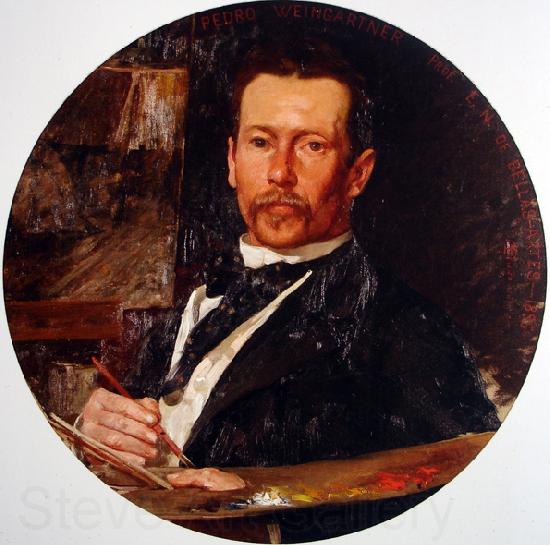 Henrique Bernardelli Portrait of the painter Pedro Weingartner Norge oil painting art